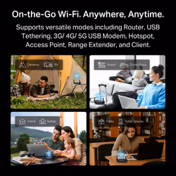 TP-Link BE3600 Wi-Fi 7 wireless router 2.5 Gigabit Ethernet Dual-band (2.4 GHz / 5 GHz) Black - Additional view 7