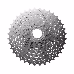 Shimano CASSETTE HG400 9 speed 11-32 & KMC Unisex's X9 Chain, Silver/Grey, 114 Link