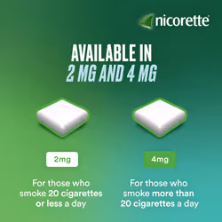 Nicorette Freshmint 4mg Gum (210 Pieces), Discreet and Fast-Acting Stop Smoking Aid to Ease Cravings, Nicotine Gum with Pleasant Freshmint Flavour