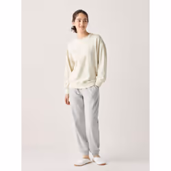 Uniqlo Japan Ultra Stretch Set  Long Sleeve - 02 LIGHT GRAY/XS