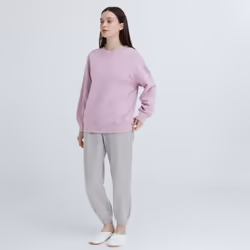 Uniqlo Japan Ultra Stretch Set  Long Sleeve - 02 LIGHT GRAY/XS