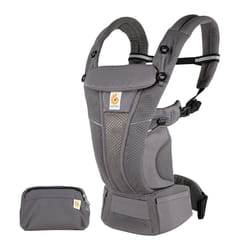 Ergobaby Omni Breeze Carrier for Newborns, from Birth to 20.4 kg, 4 Positions, SoftFlex Mesh, Ergonomic Baby