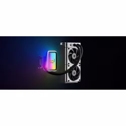 HYTE THICC Q60 Processor Liquid cooling kit 12 cm Black, White 2 pc(s) - Additional view 4