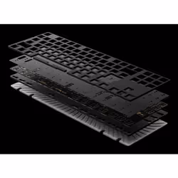 HYTE Keeb TKL keyboard Universal USB QWERTY English Black - Additional view 6