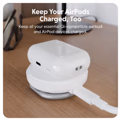 Targus HJ3310WHGL mobile device charger Headphones, Smartphone, Smartwatch White USB Wireless charging Fast charging Indoor - Additional view 4