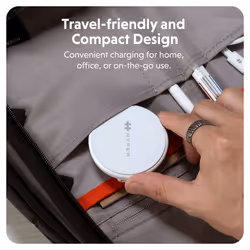 Targus HJ3310WHGL mobile device charger Headphones, Smartphone, Smartwatch White USB Wireless charging Fast charging Indoor - Additional view 5