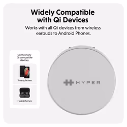 Targus HJ3310WHGL mobile device charger Headphones, Smartphone, Smartwatch White USB Wireless charging Fast charging Indoor - Additional view 7