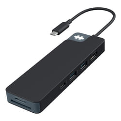 HYPER HD4102BKGL interface hub USB 3.2 Gen 1 (3.1 Gen 1) Type-C 5000 Mbit/s Black