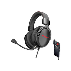 Gaming Headset SUMVISION SERAPH Gaming Headphones Wired 7.1 Surround Sound 3.5mm Aux USB Built in Mic & FREE Soundcard Amplifier PC Mac Laptop Tablet