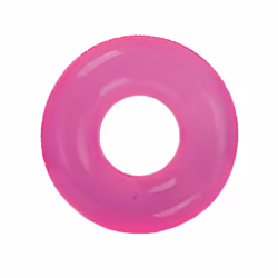 Intex Colorful Transparent Inflatable Swimming Pool Tube Raft (6-Pack) | 59260EP