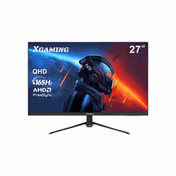 27 Inch Gaming Monitor, QHD 2560x1440p,VA,165Hz, 1ms MPRT, 100% SRGB, AMD FreeSync compatible, HDR10, Blue Light Filter, 2 x  ...