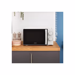 Beko Solo Microwave MOC20100W1 | White Design | 20L Capacity | 700W Power | Includes Auto-Defrost & 30 Min Mechanical Timer