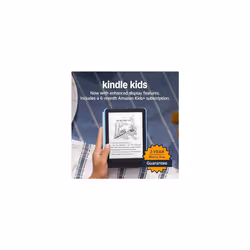 New Amazon Kindle Kids (16 GB) -  includes age-appropriate books and cover, with glare-free display, faster page turns - Space Whale