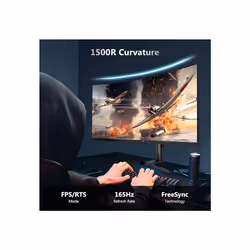 Z-Edge 34 Inch Curved Gaming Monitor Ultrawide 165Hz(DP) 100Hz(HDMI) 1ms MPRT 21:9 3440x1440 WQHD R1500 Curved Screen