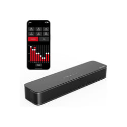 ULTIMEA 2.1ch Sound Bar for TV, Built-in Subwoofer, APP Control, Peak Power 120W, All-in-one PC Soundbar for Game, Bluetooth 5.3 TV Sound Bar Speakers