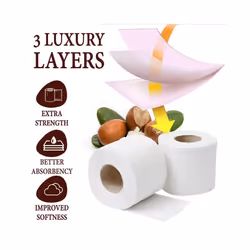 72 Toilet Rolls Shea Butter Fragranced 3 ply