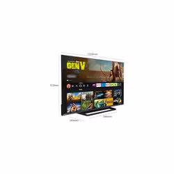 Toshiba UF3F 55 Inch Fire 4K HDR TV, TRU Picture Engine, HDR10, Dolby Vision & Atmos, Sound by Onkyo, DTS Virtual X, Alexa Voice Remote