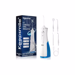 Keepsmile Water Flossers for Teeth Cordless,Portable Oral Irrigator 4 Modes,IPX7 Waterproof,300ML 4 Jet Tips USB Rechargeable ...