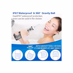 Water Flosser for Teeth Cordless with 5 Modes, Binefia 360Â° Rotation Oral Irrigator, IPX7 Waterproof, 300ML & 6 Jet Tips Water Jet, USB Rechargeable