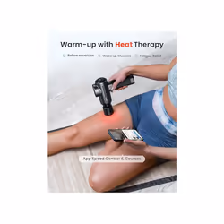 Massage Gun with Charging Stand, Percussion Muscle Deep Tissue with Heat and Cold Head, Electric Handheld Massager Gun, Muscle Massager