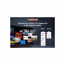 TCL 65V6C-UK 65" 4K Ultra HD, HDR TV, Smart TV Powered by Google TV ,Voice Control, 2025 New Model