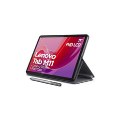 Lenovo Tab M11 Android Tablet | 11 Inch Full HD 1200p | 128 GB | Lenovo Tab Pen + Folio Case | WiFi | 4 GB RAM | Luna Grey