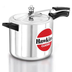 Hawkins 6.5 Litre Classic Pressure Cooker  Best Inner Lid Cooker  Silver (CL65)