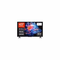 TCL 43V6C-UK 43" 4K Ultra HD, HDR TV, Smart TV Powered by Google TV (Dolby Audio, Voice Control, compatible with Google assis ...
