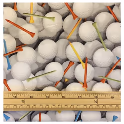 Fat Quarter Golf Balls And Tees Allover 100% Cotton Quilting Fabric