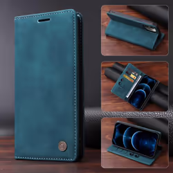 For Samsung S24 Ultra S23 Plus S22 Flip Case Vintage Leather Card Slot Wallet Holder Cover for Galaxy S23ultra S21 FE S10 S9 ...