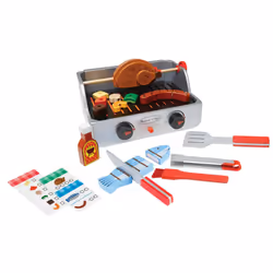 Melissa & Doug Rotisserie & Grill Barbecue Set | Kitchen accessories & toys | Role play | Toys for 3 year old | Toy Kitchen | ...