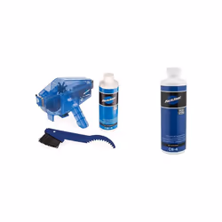 Park Tool CG-2.4 - Chaingang Cleaning System,Blue & CB-4 - Bio Chainbrite 4 Cleaner: 16 oz / 475 ml (Single)