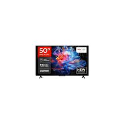 TCL 50V6C-UK 50" 4K Ultra HD, HDR TV, Smart TV Powered by Google TV (Dolby Audio, Voice Control, compatible with Google assistant 2025 New Model