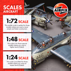 Airfix Model Set - A08016 Armstrong Whitworth Whitley Mk.V Model Building Kit - Plastic Model Plane Kits for Adults & Children 8+, Set Includes Sprues