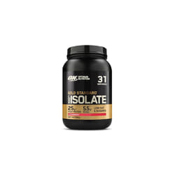 Optimum Nutrition ON Gold Standard 100% Isolate Pure Whey Protein, Naturally Occurring BCAAs and Glutamine, Pre and Post Workout, Strawberry Flavour,