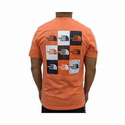 The North Face 009015 Mens Graphic T Shirts - Coral, S