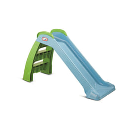 Little Tikes First Slide - Playset for Indoor or Outdoor Use - Garden Toy and Outdoor Activity for Kids, Durable, Stable, Child-Safe - Blue & Green Ga