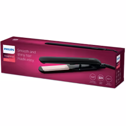 Philips Essential HP8321/00 hair styling tool Straightening iron Warm Black 1.8 m
