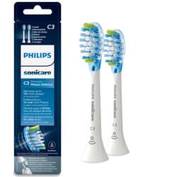 Philips C3 Premium Plaque Defence HX9042/17 2x White sonic toothbrush heads