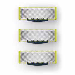 Philips Norelco OneBlade OneBlade QP230/50 3-pack recyclable replacement shaver blades, Shaving blade, 3 head(s), Black, Lime ...