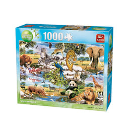 King Animal World Wild Animal 1000 pieces