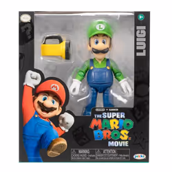 Super Mario Bros The Movie - Luigi Figure with Flashlight Accessory