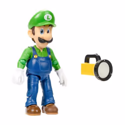 Super Mario Bros The Movie - Luigi Figure with Flashlight Accessory - Additional view 4