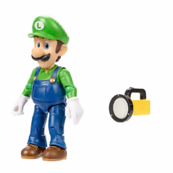 Super Mario Bros The Movie - Luigi Figure with Flashlight Accessory - Additional view 5