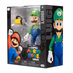 Super Mario Bros The Movie - Luigi Figure with Flashlight Accessory - Additional view 7