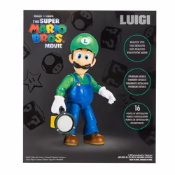 Super Mario Bros The Movie - Luigi Figure with Flashlight Accessory - Additional view 8