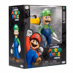 Super Mario Bros The Movie - Luigi Figure with Flashlight Accessory - Additional view 9