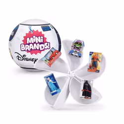 Disney Store 5 Surprise Mini Brands Series 1 Mystery Capsule