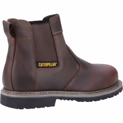 CAT Powerplant Dealer Safety Work Boots Brown Leather 11