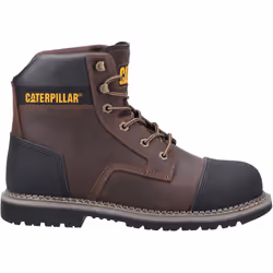 Cat Powerplant Safety Work Boots Scuff Cap 8